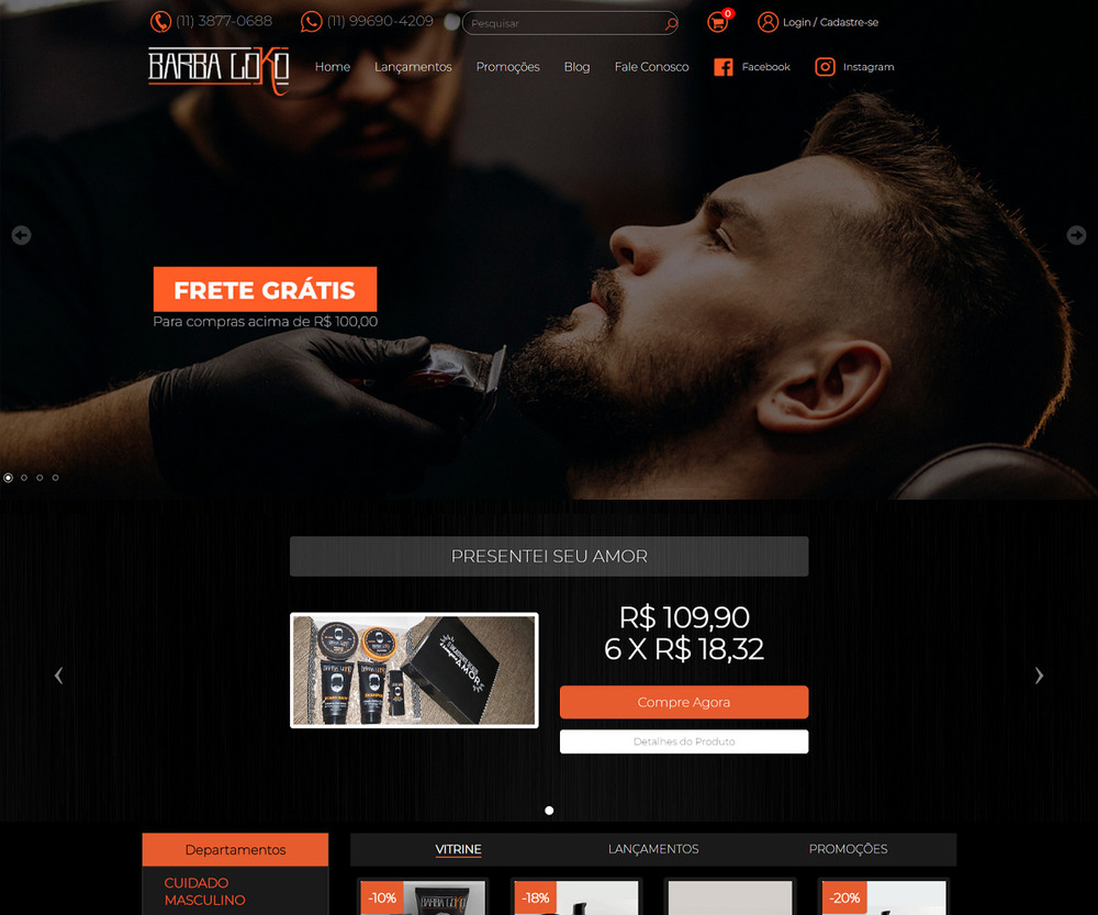 Design de Loja Virtual - Agora  GRTIS - Lojas Virtuais BR