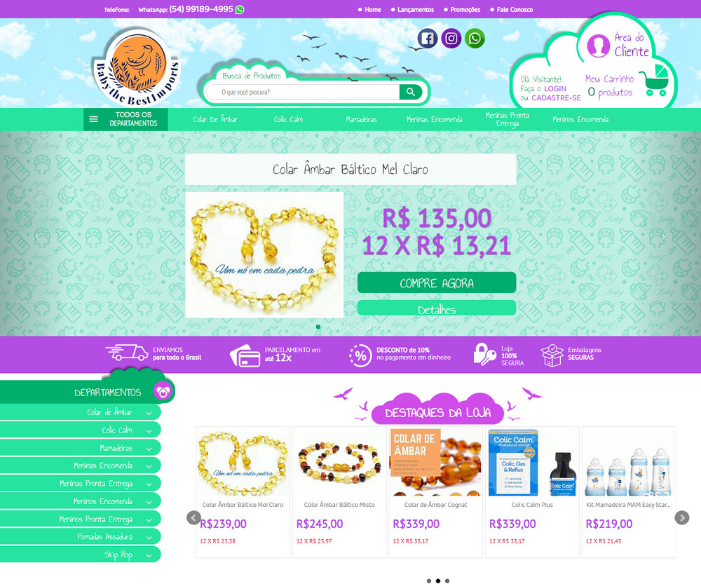 Design de Loja Virtual - Agora  GRTIS - Lojas Virtuais BR