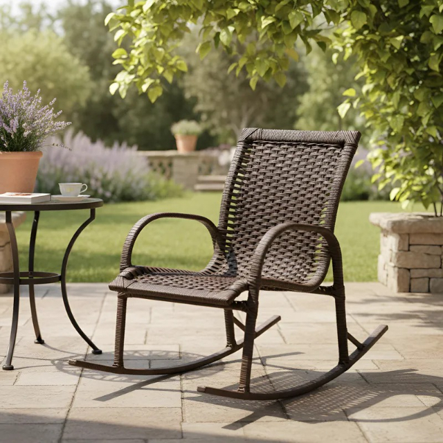 Cadeira Balan�o Sint�tico Sem Almofada