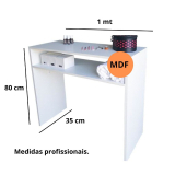Mesa Profissional 1 mt para esmalteria