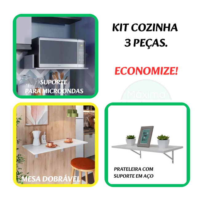 Kit para Cozinha 3 Peas 