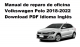 Manual de reparo de oficina Volkswagen Polo 2018-2022 Download PDF em Ingls