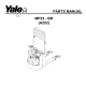 Catlago de peas YALE MP22- BR A252 em ingls PDF