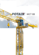 Manitowoc Potain Tower Crane MCT 88 Manuais completos