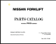 Catlogo de peas Nissan Forklift BF03A35V-920357 PDF Ingls