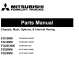 Catlogo de peas empilhadeiras Mitsubishi FG15NM, FG18NM, FG20CNM, FG20NM e FG25NM PDF Ingls