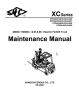 Manual de servio de empilhadeira eltrica Hangcha srie XC 2-5t (on de ltio) 2022.2