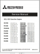 Mitsubishi Forklift FG15NM - FG25NM - FG35NM Esquema de Operao e Manuteno Manual de Servio EN ES