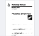 Esquema eltrico Pajero Sport 1999 a 2002 Ingls PDF