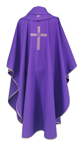 Casula  bordada cruz 81