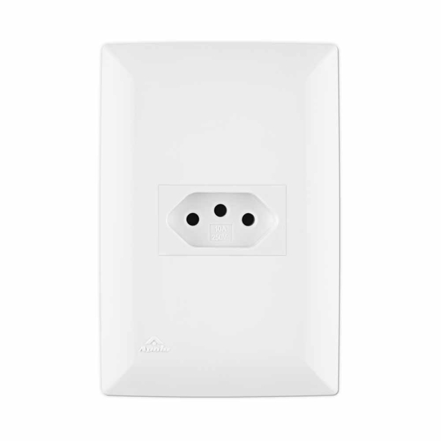 Tomada 4x2 10A Apoio Volutta