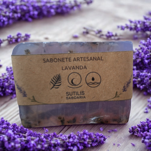 SABONETE ARTESANAL - LAVANDA 100 GRAMAS