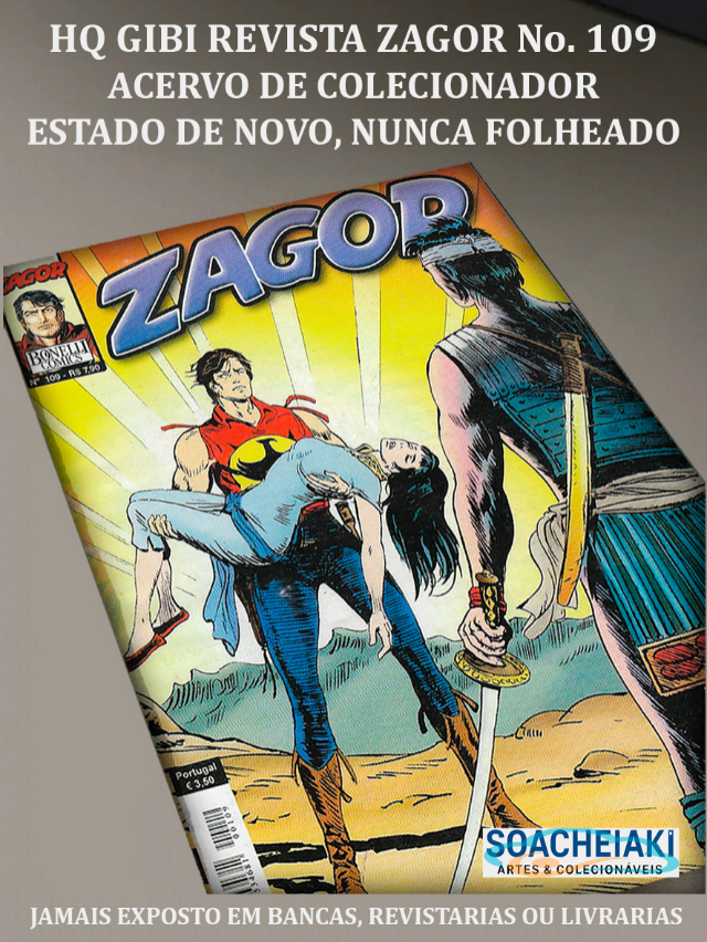 Gibi Zagor Bonelli Comics - Edio 109 A Hora da Vingana_