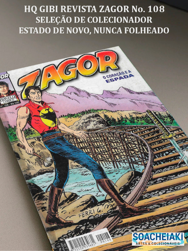 Gibi Zagor Bonelli Comics - Edio 108 O Corao e a Espada
