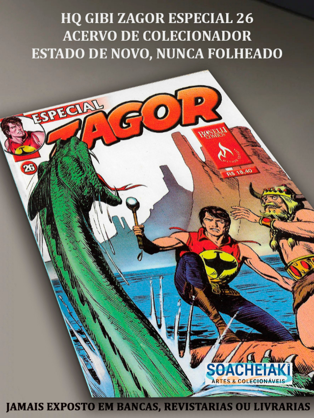Gibi Zagor Bonelli Comics - Edio Especial 26 - Viagem Sem Volta