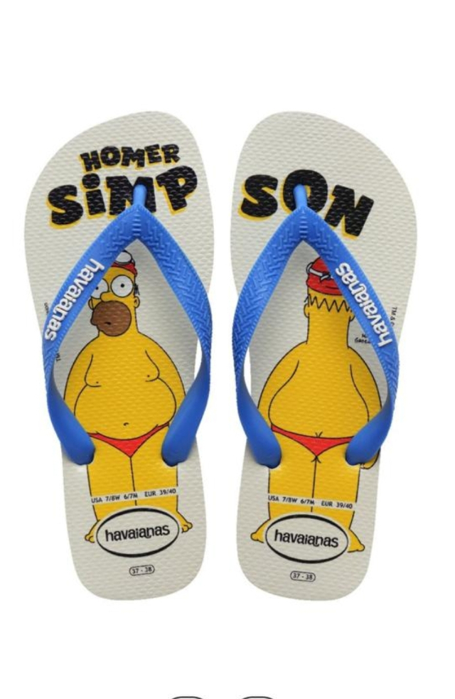 Sandalia Havaianas Simpons