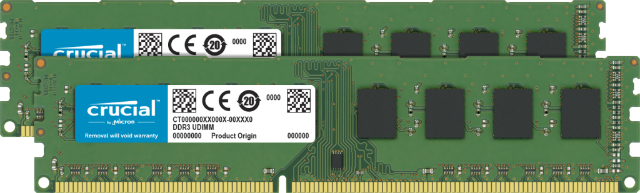 Crucial 16GB Kit (8GBx2) DDR3L-1600 UDIMM