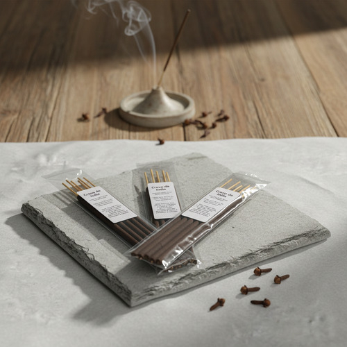 Incenso Natural Cravo - 100% Puro S/ Misturas - 05 Varetas