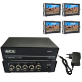 Distribuidor de Video Composto 1x4 - EL104BNC