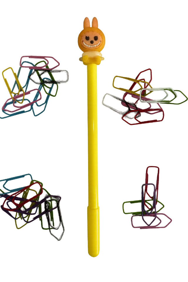 Caneta fofa labubu