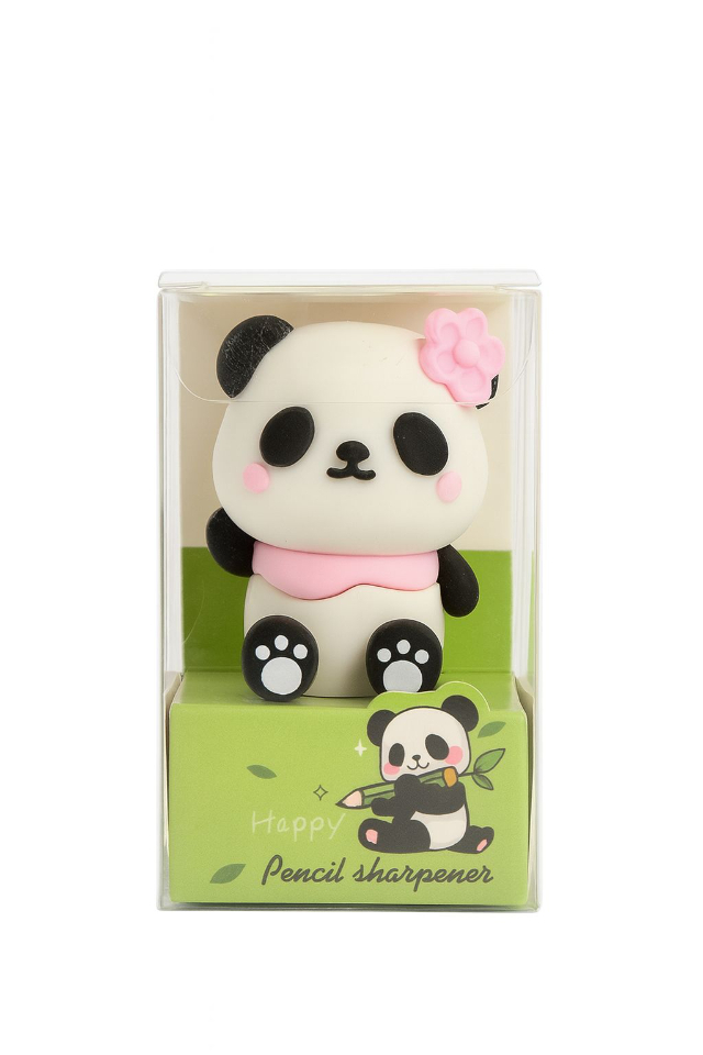 Apontador Panda Emborrachado 3D