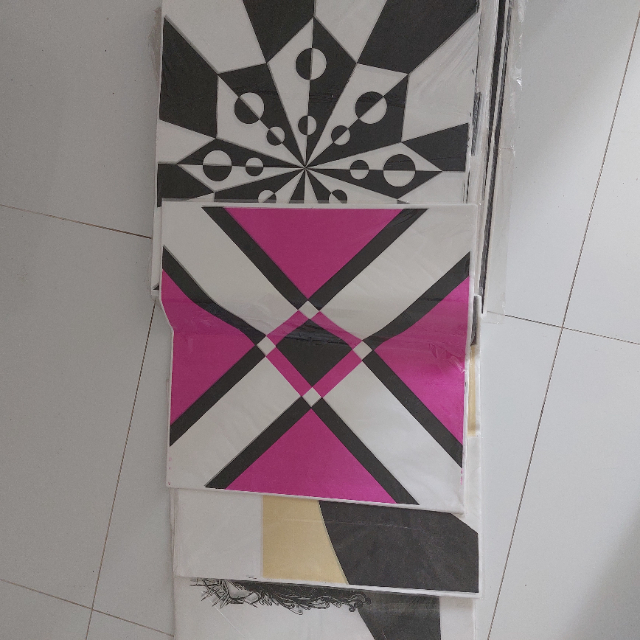 PAPEL 45X45 VARIADOS LOTE COM 15 PACOTES