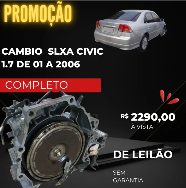 Cambio automtico civic 1.7 de leilo 