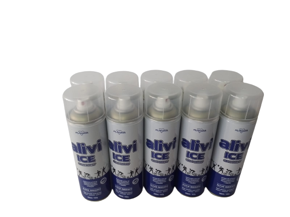 GELO SPRAY ALIVI ICE 280ML KIT COM 10 FRASCOS