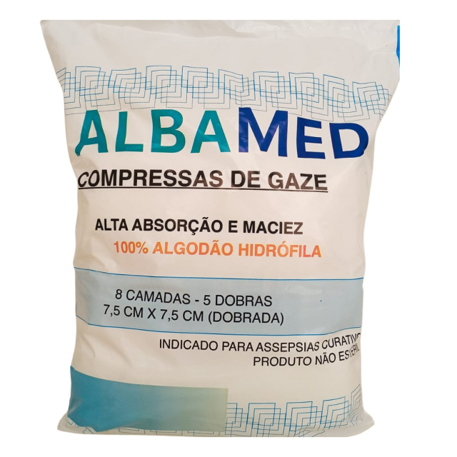 COMPRESSA DE GAZE 09 FIOS 180GR