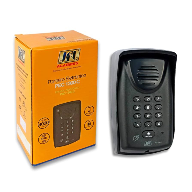 Porteiro Eletrnico 13 teclas com mdulo celular integrado PEC 1310 C - JFL
