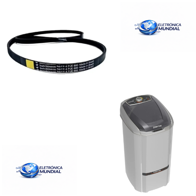 Correia Elastica 26x9x3mm Poly V Pje 880 Tanquinho Colormaq