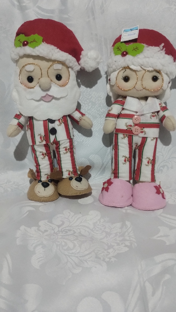 Casal Noel de pijama