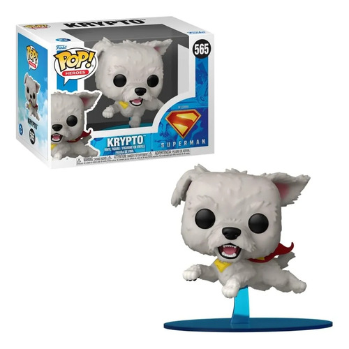 Dc Universe Boneco Funko Pop Superman Super Homem Cao Krypto por R
