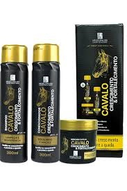 KIT CAPILAR 3 PASSOS CAVALO Crescimento e Fortalecimento