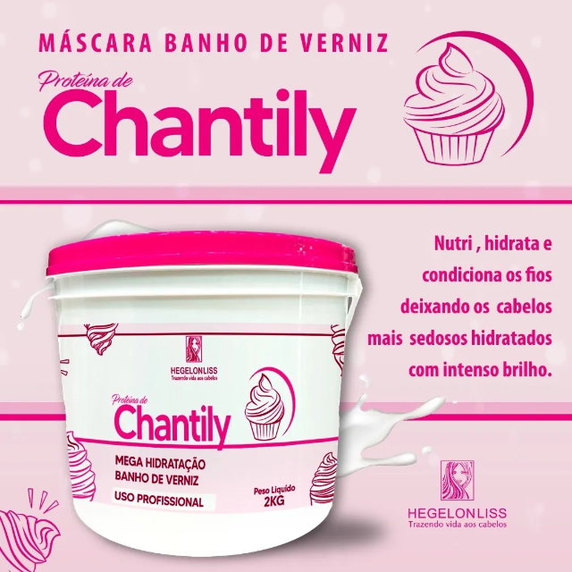 BANHO DE VERNIZ CHANTILY HEGELON LISS 2KG 