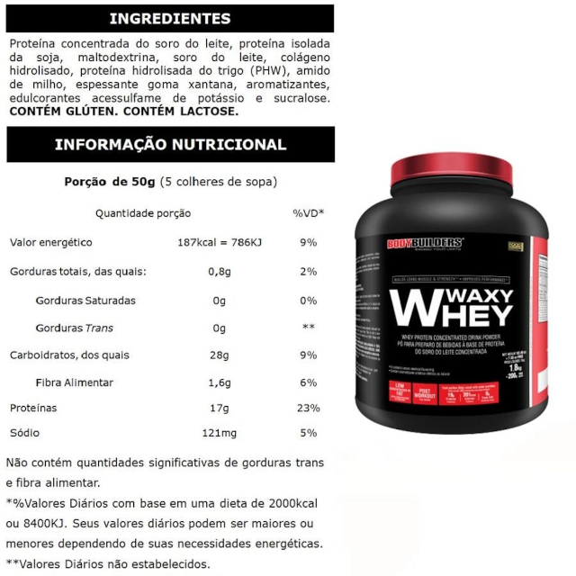 WHAY PROTEIN WAXY WHEY CONSULTAR SABORES