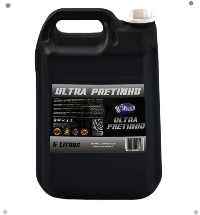 Pneu Pretinho Ultra Concentrado Selante 5 Litros Lk Preto