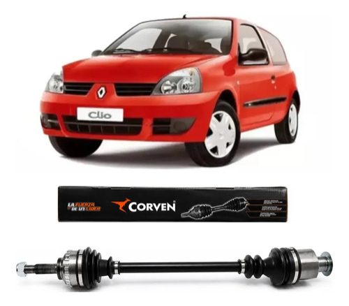 Semi Eixo Direito Renault Clio 1.0 1.6 2000 2001 2002 A 2005