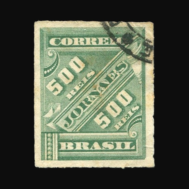 J16 U - JORNAIS NOVAS CORES, 500 RÉIS - 1889
