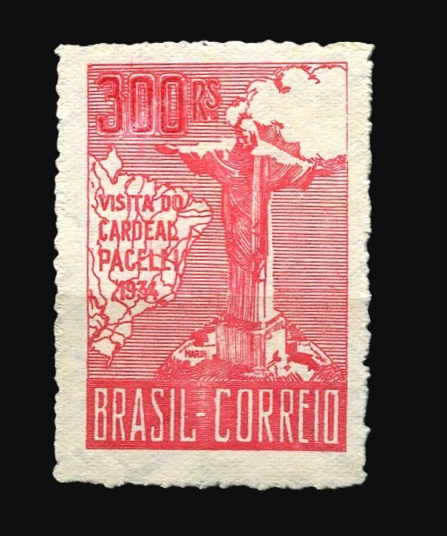 C0078A N - VISITA DO CARDEAL PACELLI, 300 R�IS, 2� TIRAGEM - 1934