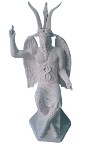 Imagem Baphomet 82 cm Gesso Cr�