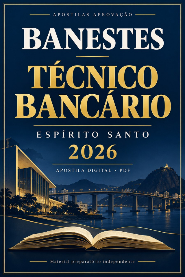 Apostila BANESTES ES 2026 - Técnico Bancário
