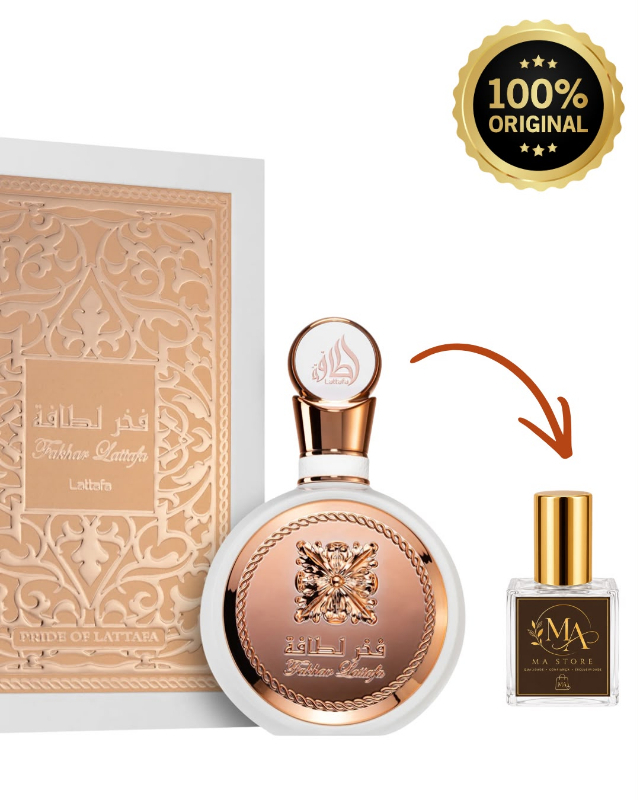 Decant Fakhar Rose 10ml | Perfume Árabe Original | Feminino | Alta Fixação