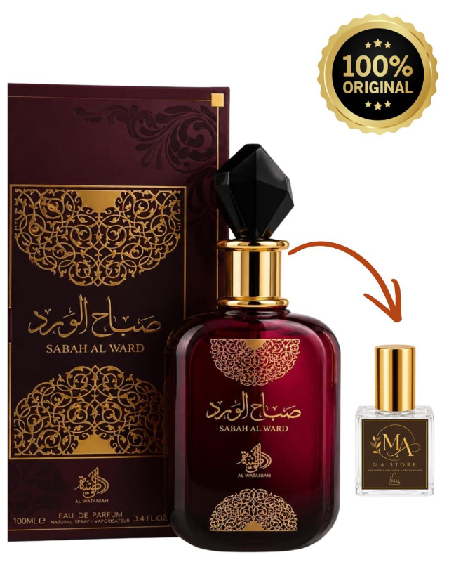 Decant Sabah Al Ward 10ml | Perfume Árabe Original | Feminino | Alta Fixação