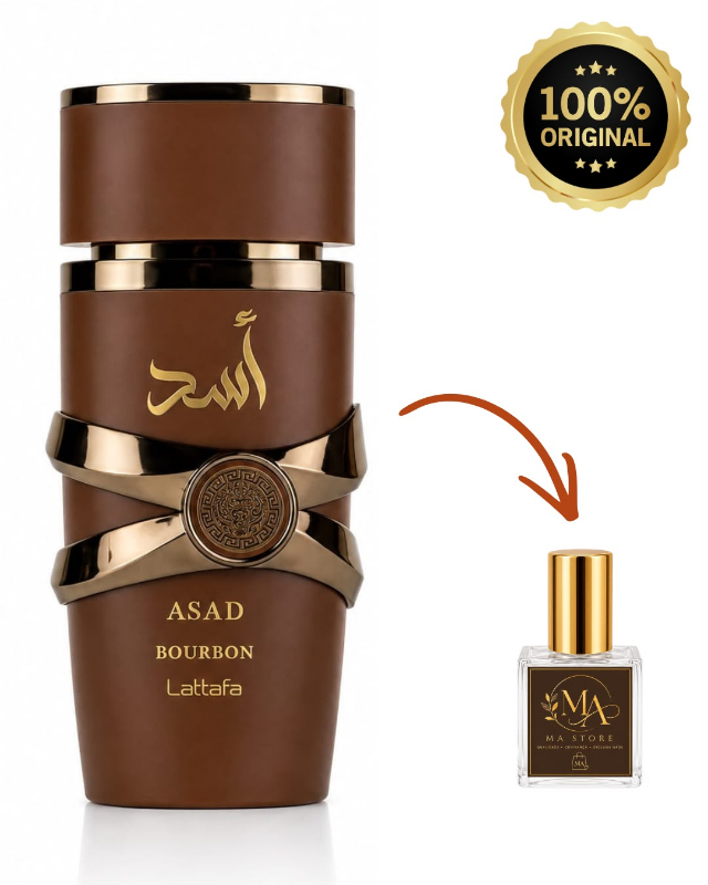 Decant Asad Bourbon 10ml | Perfume Árabe Original | Masculino | Alta Fixação