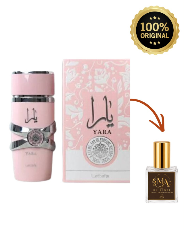 Decant Yara 10ml | Perfume Árabe Feminino Original | Alta fixação