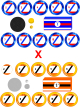Jogo de botão REF DL 5000 TURBO cod 5001 X IMPACTO cod 5002