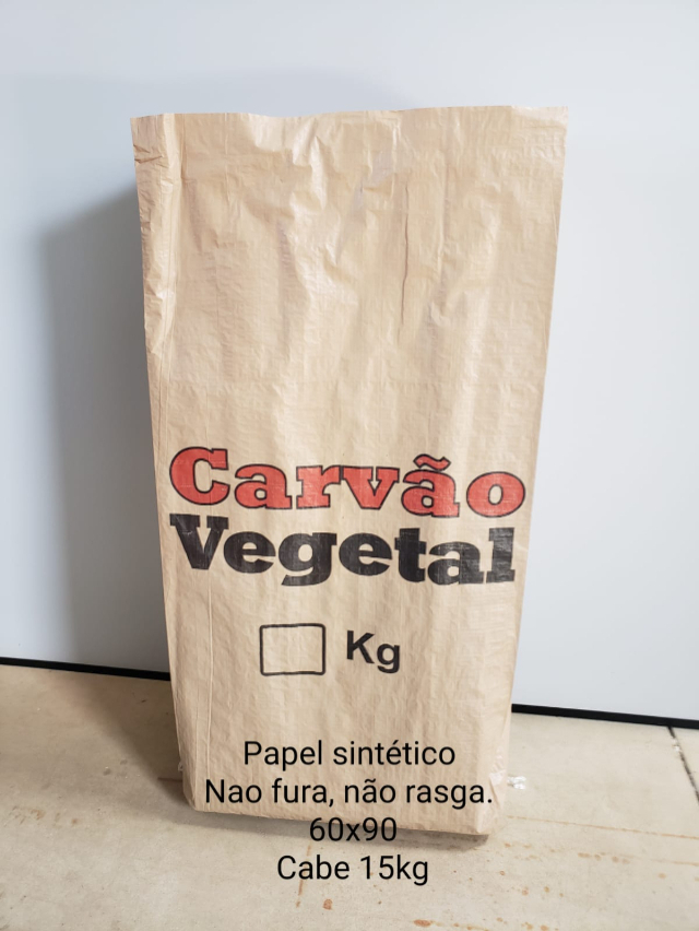 200 SACOS P/CARVO 10Kg - PAPEL SINTETICO (NO RASGA). Retirar na loja= 500,00 Frete gratis
