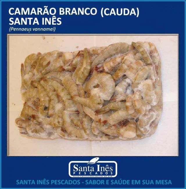 CAMARÃO VANNAMEI DESCASCADO EVISCERADO C/CAUDA 61/80 PCT 300 GR