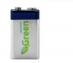 Bateria 9V Green - Extra Heavy Duty - 6F22